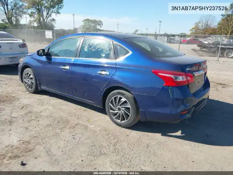 3N1AB7AP5HY237526 — 2017 Nissan Sentra, фото 4 с аукциона IAAI, Возвращение во владение