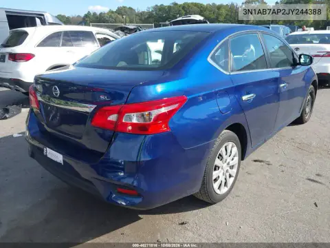 2018 Nissan Sentra S VIN 3N1AB7AP2JY244388 фото 4