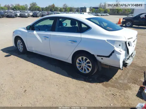 2018 Nissan Sentra Sv VIN 3N1AB7AP6JY304849 фото 4