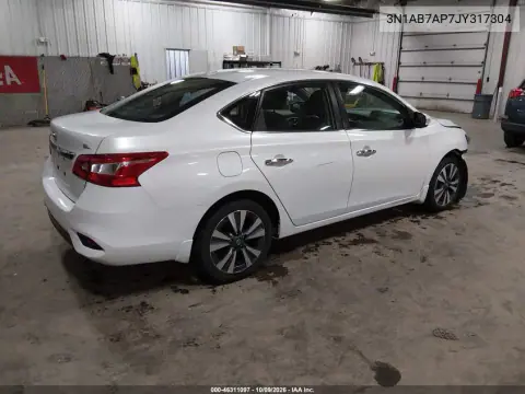 2018 Nissan Sentra Sl VIN 3N1AB7AP7JY317304 фото 4
