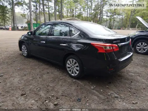 2018 Nissan Sentra S VIN 3N1AB7AP7JY217963 фото 4
