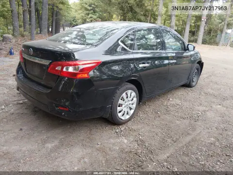2018 Nissan Sentra S VIN 3N1AB7AP7JY217963 фото 5