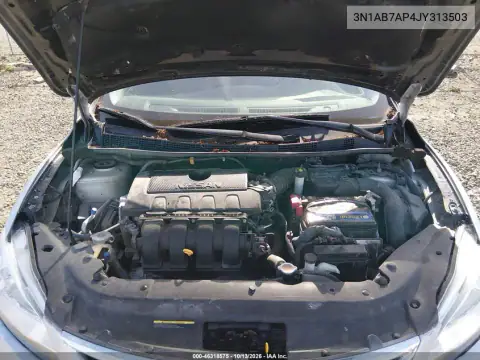 3N1AB7AP4JY313503 — 2018 Nissan Sentra, Естественный износ, фото до ремонта
