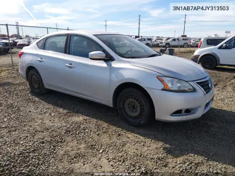 3N1AB7AP4JY313503 — 2018 Nissan Sentra, Естественный износ, фото до ремонта