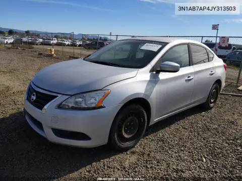 3N1AB7AP4JY313503 — 2018 Nissan Sentra, Естественный износ, фото до ремонта