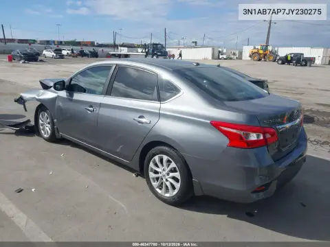 3N1AB7AP7JY230275 — 2018 Nissan Sentra, Передняя часть, фото до ремонта