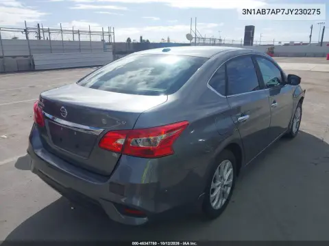 2018 Nissan Sentra Sv VIN 3N1AB7AP7JY230275 фото 5
