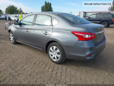 3N1AB7AP8JY326125 — 2018 Nissan Sentra, фото 4 с аукциона IAAI, Передняя часть