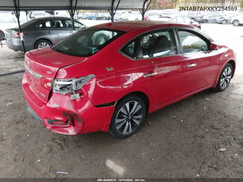 3N1AB7APXKY254569 — 2019 Nissan Sentra, фото 5 с аукциона IAAI, Задняя часть