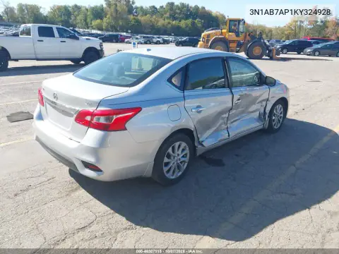 2019 Nissan Sentra Sv VIN 3N1AB7AP1KY324928 фото 5