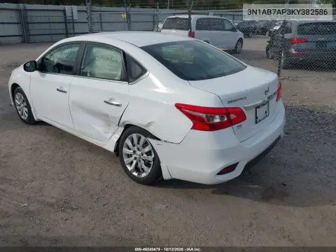 2019 Nissan Sentra S VIN 3N1AB7AP3KY382586 фото 4