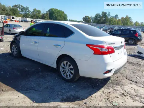 2019 Nissan Sentra Sv VIN 3N1AB7AP6KY313715 фото 4