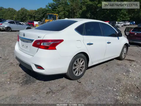 2019 Nissan Sentra Sv VIN 3N1AB7AP6KY313715 фото 5