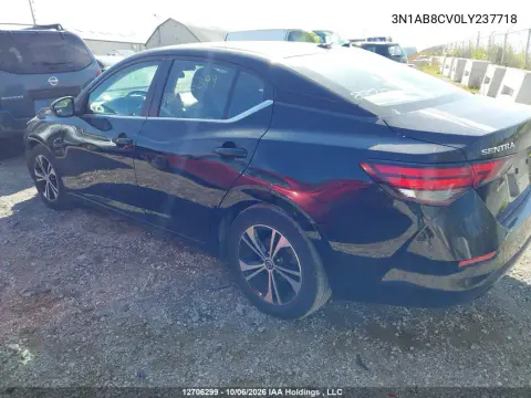 2020 Nissan Sentra Sv VIN 3N1AB8CV0LY237718 фото 4