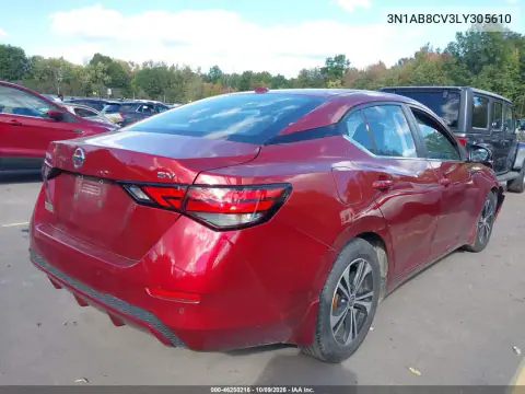 2020 Nissan Sentra Sv Xtronic Cvt VIN 3N1AB8CV3LY305610 фото 5