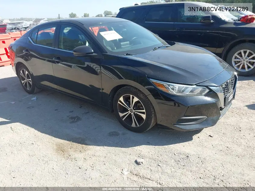 2020 Nissan Sentra Sv Xtronic Cvt VIN 3N1AB8CV4LY224289 фото 2
