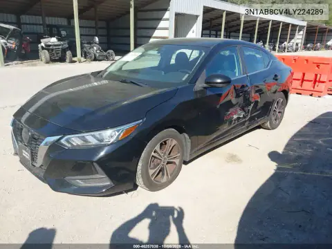 2020 Nissan Sentra Sv Xtronic Cvt VIN 3N1AB8CV4LY224289 фото 3