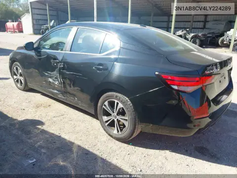 2020 Nissan Sentra Sv Xtronic Cvt VIN 3N1AB8CV4LY224289 фото 4