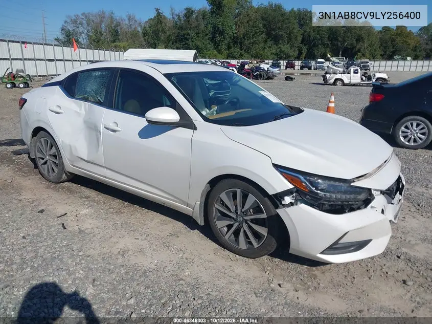 2020 Nissan Sentra Sv Xtronic Cvt VIN 3N1AB8CV9LY256400 фото 1