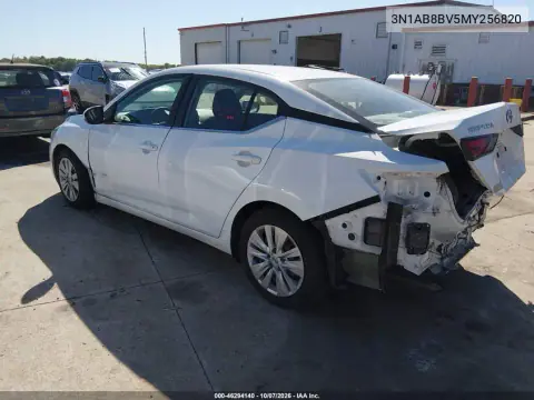 2021 Nissan Sentra S Xtronic Cvt VIN 3N1AB8BV5MY256820 фото 4