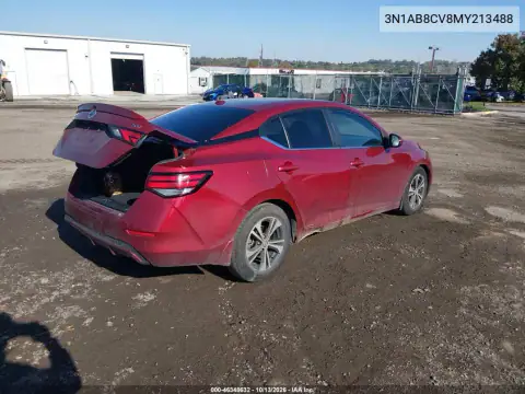 3N1AB8CV8MY213488 — 2021 Nissan Sentra, фото 5 с аукциона IAAI, Боковая часть