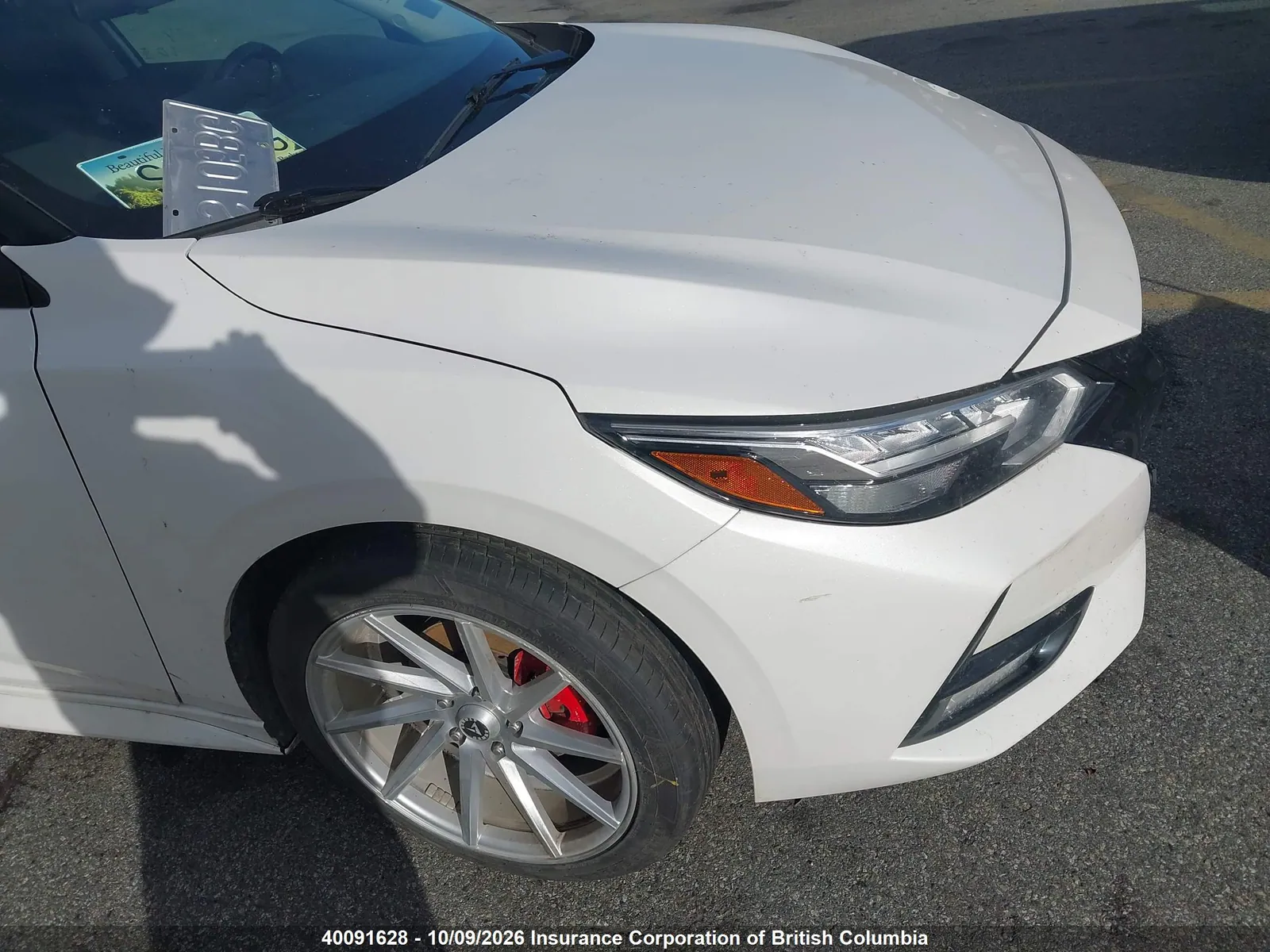 2022 Nissan Sentra Sr VIN 3N1AB8DV1NY303582 фото 2