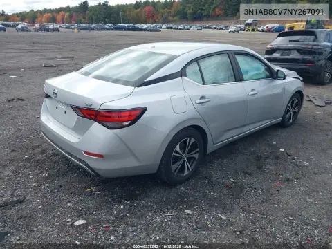 2022 Nissan Sentra Sv Xtronic Cvt VIN 3N1AB8CV7NY267091 фото 5