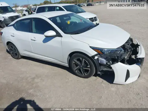 2024 Nissan Sentra Sv VIN 3N1AB8CV5RY347933 фото 2