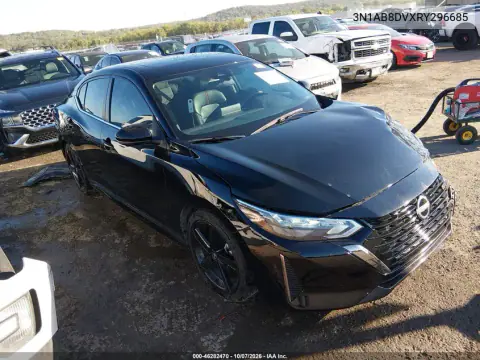 3N1AB8DVXRY296685 — 2024 Nissan Sentra, Передняя часть, фото до ремонта