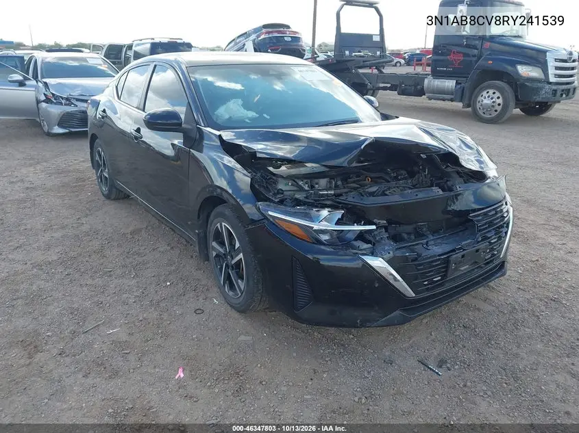 3N1AB8CV8RY241539 — 2024 Nissan Sentra, фото 2 с аукциона IAAI, Боковая часть