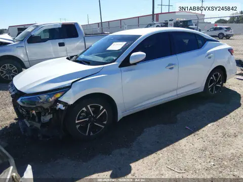 2025 Nissan Sentra Sv VIN 3N1AB8CVXSY245842 фото 2