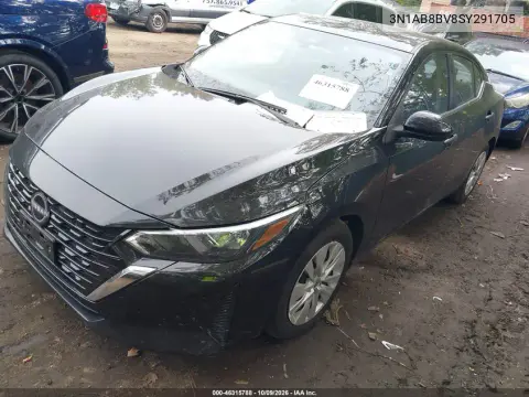 2025 Nissan Sentra S VIN 3N1AB8BV8SY291705 фото 3