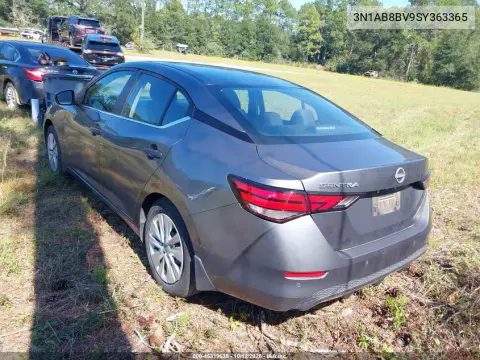 2025 Nissan Sentra S VIN 3N1AB8BV9SY363365 фото 4