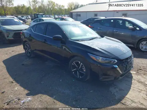 3N1AB8CV2SY411335 — 2025 Nissan Sentra, Сзади слева, фото до ремонта