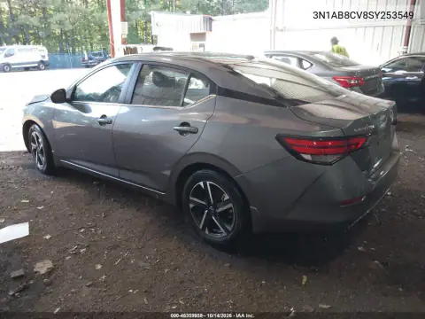 3N1AB8CV8SY253549 — 2025 Nissan Sentra, фото 3 с аукциона IAAI, Передняя часть