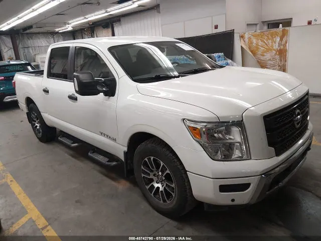 2022 Nissan Titan Sv 4x4 VIN 1N6AA1ED9NN100852 фото 1