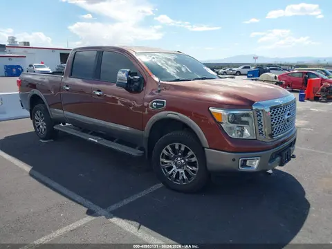 1N6BA1F27GN511087 — 2016 Nissan Titan Xd Platinum Reserve Diesel, Передняя часть (Front End), фото до ремонта
