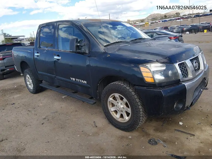 1N6AA07B26N546025 Nissan Titan 2006 — повреждение Левый бок, фото до ремонта