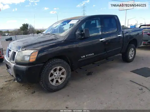 1N6AA07B26N546025 — 2006 Nissan Titan, фото 2 с аукциона IAAI, Левый бок