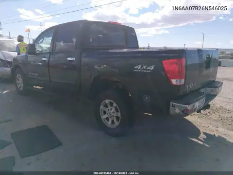 1N6AA07B26N546025 — 2006 Nissan Titan, фото 3 с аукциона IAAI, Левый бок
