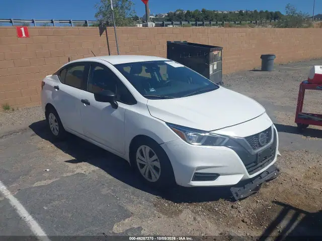 3N1CN8DV6NL861733 — 2022 Nissan Versa 1.6 S Xtronic Cvt, Передняя часть слева (Left Front), фото до ремонта
