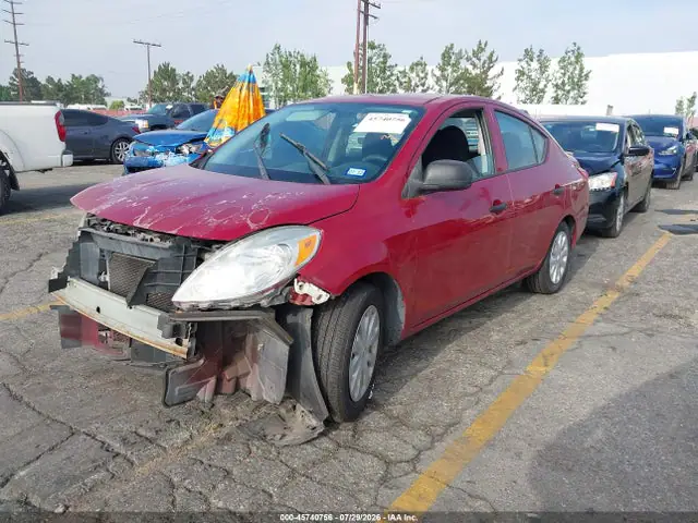 2014 Nissan Versa 1.6 S+ VIN 3N1CN7AP0EL830932 фото 2