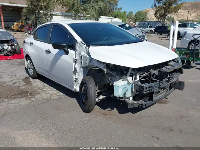 3N1CN8BVXRL907783 — 2024 Nissan Versa 1.6 S, Передняя часть (Front End), фото до ремонта