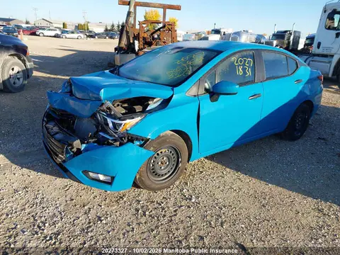 2025 Nissan Versa 1.6 S VIN 3N1CN8DV5SL809599 фото 2