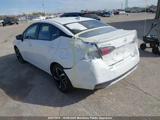 3N1CN8FV8SL885203 — 2025 Nissan Versa 1.6 SR, фото 3 с аукциона IAAI 14.10.2026, Задняя часть