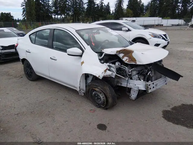 3N1CN7AP5KL878566 — 2019 Nissan Versa 1.6 SV, Передняя часть справа (Right Front), фото до ремонта