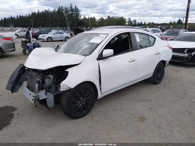 3N1CN7AP5KL878566 — 2019 Nissan Versa 1.6 SV, фото 2 с аукциона IAAI 14.10.2026, Передняя часть справа