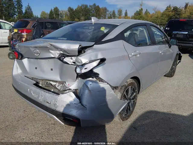 3N1CN8EV4SL844732 — 2025 Nissan Versa 1.6 SV, фото 4 с аукциона IAAI 14.10.2026, Задняя часть