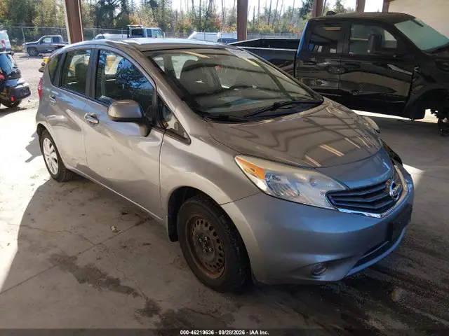 3N1CE2CP6EL377061 Nissan Versa Note S (sr) 2014 — повреждение Передняя часть слева, фото до ремонта