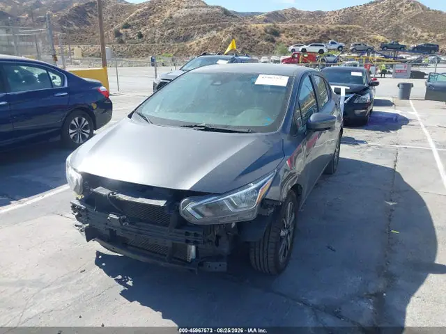 3N1CN8EV1ML846926 — 2021 Nissan Versa SV Xtronic Cvt, фото 2 с аукциона IAAI 14.10.2026, Передняя часть